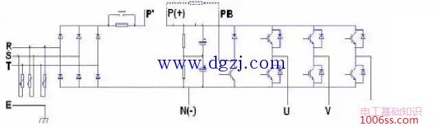 变频器维修电路分析图解