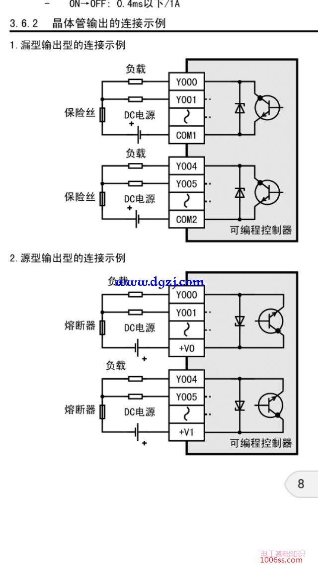 三菱fx3u-48mr的plc接线图