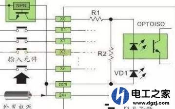 PLC怎么连接NPN和PNP传感器