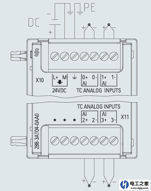 西门子plc热电偶的组态编程以及接线