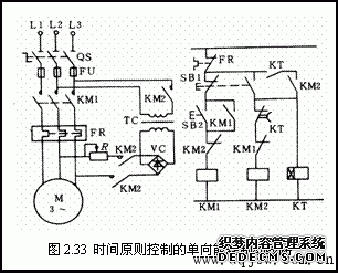 三相异步电动机电气制动控制图分析