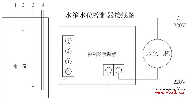 水泵自动供水电路