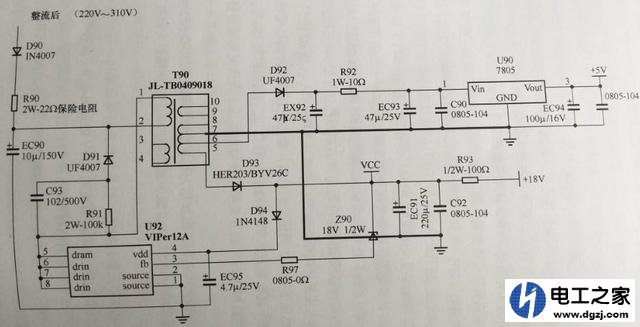 78L05输出电压不正常或者无电压输出