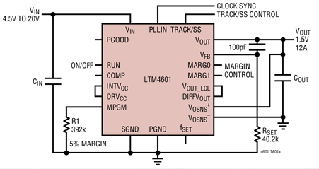 DC/DC uModule负载点POL稳压器的功能特点及应用范围