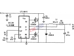 用高效开关控制器LT1148-5制作的2A降压直流变换电