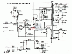 COLOR 620型彩色显示器的电源电路图