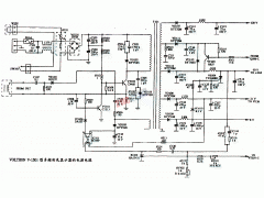 VOLTRON V-1501型多频彩色显示器的电源电路图